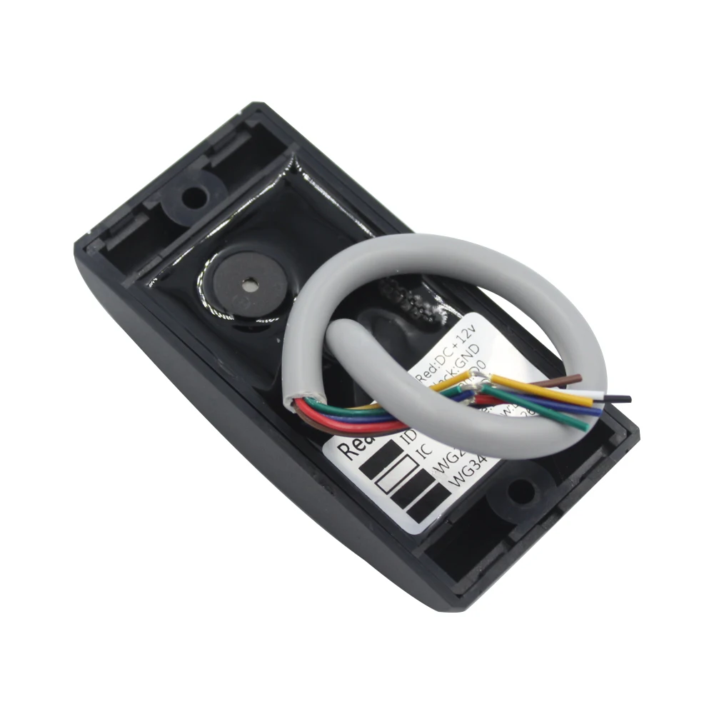 Mini Wiegand-lector de tarjetas Rfid de doble frecuencia, lector de tarjetas de proximidad, Control de acceso de puerta, 26, 34, 125khz, IC, 13,56