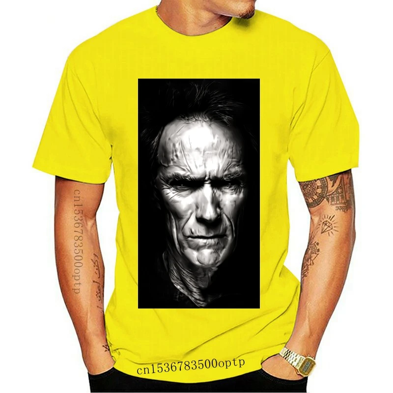 New Clint Eastwood UNISEX T-Shirt Top S to 5XL Black 3-A-022(1)