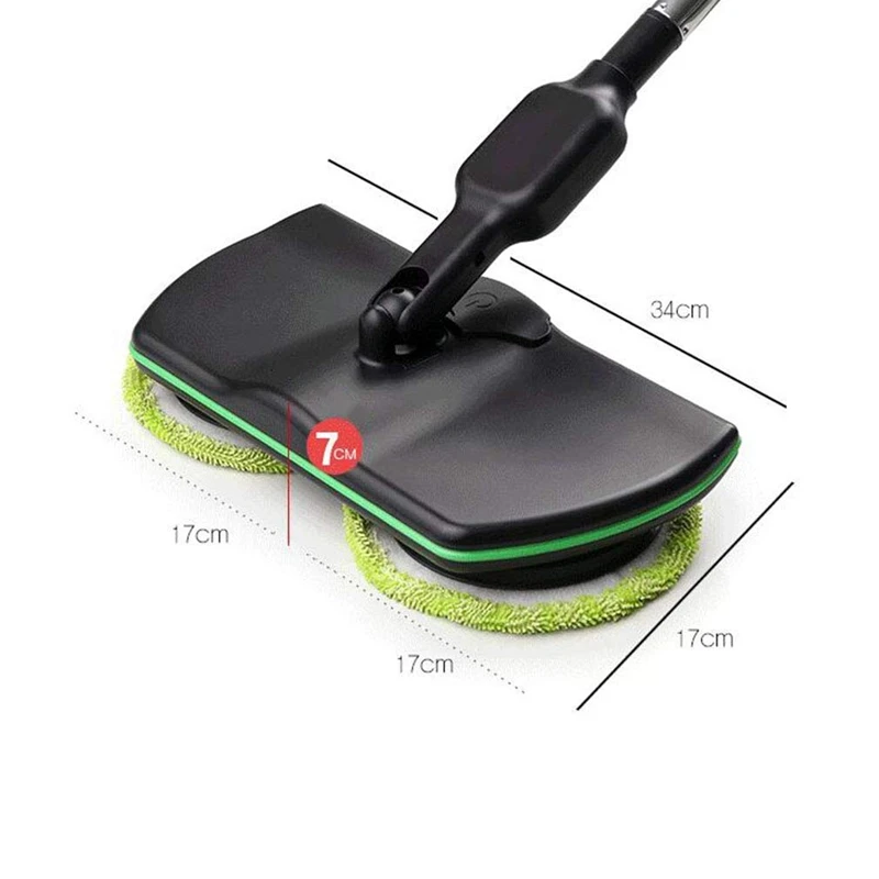 AD-Replacement Pad for Cordless Electric Rotary Mop Sweeper Wireless Electric Rotary Mop Replacement Scrubber Pad Including 8 Mi