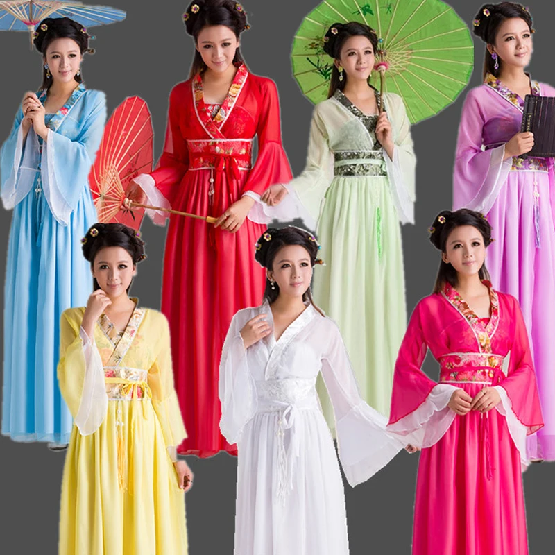 Hanfu Adult Classical Dance Costume Women Piano Performance Dress Traditional Family Dress Mum And Daughter Fairy Princess Party