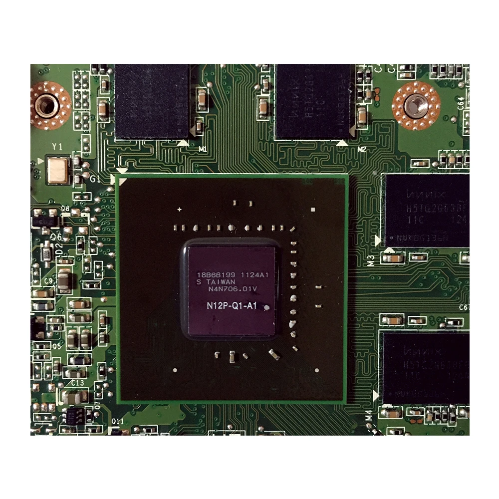 Carte graphique Quadro Q1000 Q1000M 2 go N12P-Q1-A1 avec support X, pour Dell M4600 M4700 HP 8540W 8560W 8570W 8770W, Test OK