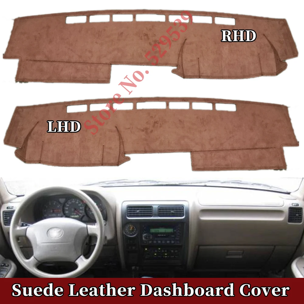 

For Toyota Prado j90 TX VX 3400 1996-2001 Car-styling Suede Leather Dashmat Dashboard Cover Pad Dash Mat Auto Accessories Carpet