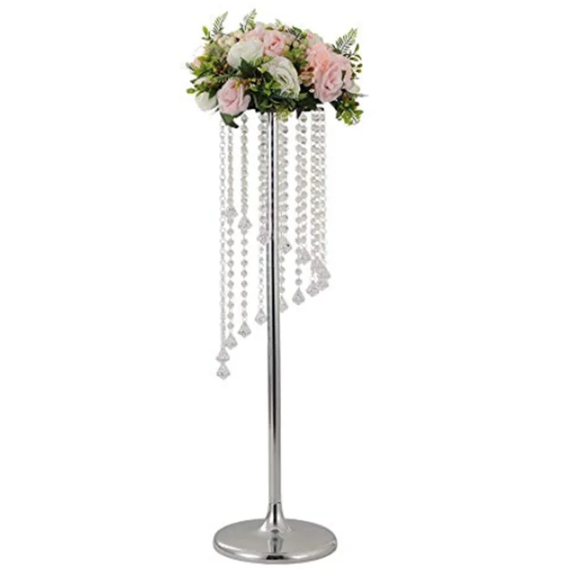 

10pcs)90cm Wedding Table Centerpiece crystal flower stand Road Lead Flower Stand for Wedding Home Christmas Decoration senyu1976