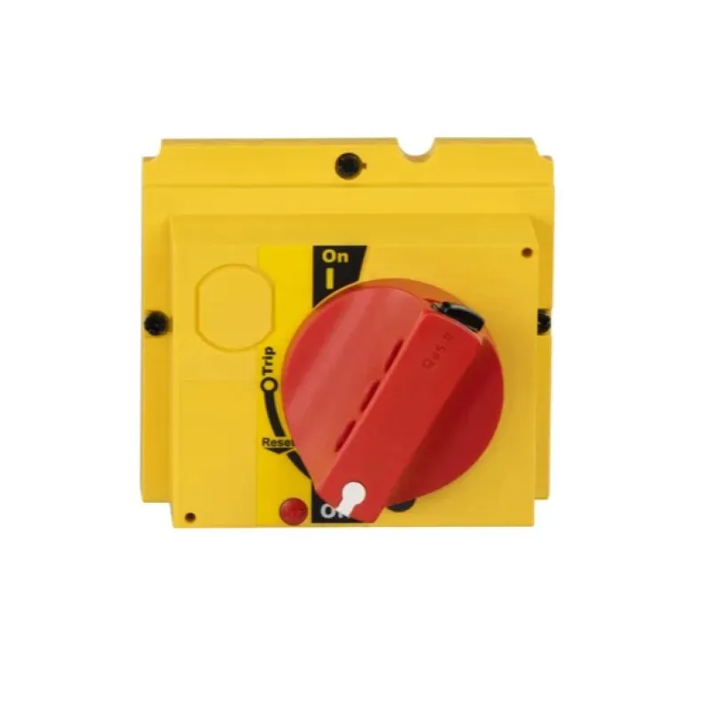 

Molded Case Circuit Breaker Accessories NSX-Red / Yellow Rotating Handle (100-250) OFF Position Padlock 1 to 3 padlocks LV429339