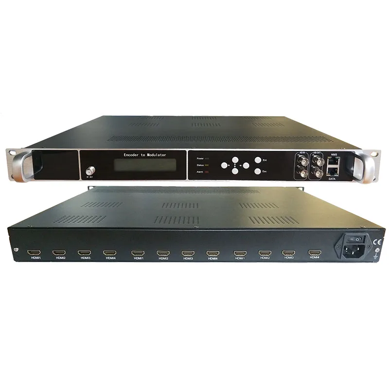 OTV-EM12 Multi-channel HD H.264 Encoder With up to 12 Channel HDMI to DVBC T ATSCT ISDBTb RF Modulator