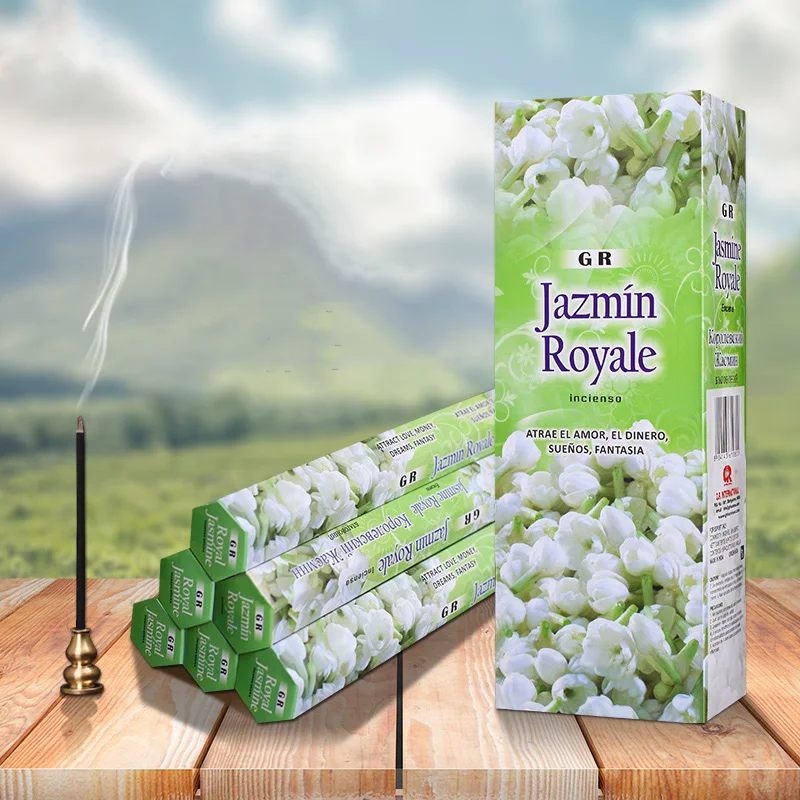 

India Incense Jasmine Fragrance Aroma Incense Stick Big Box Aromatic Stick Aroma Diffuser Meditation Scents for Home