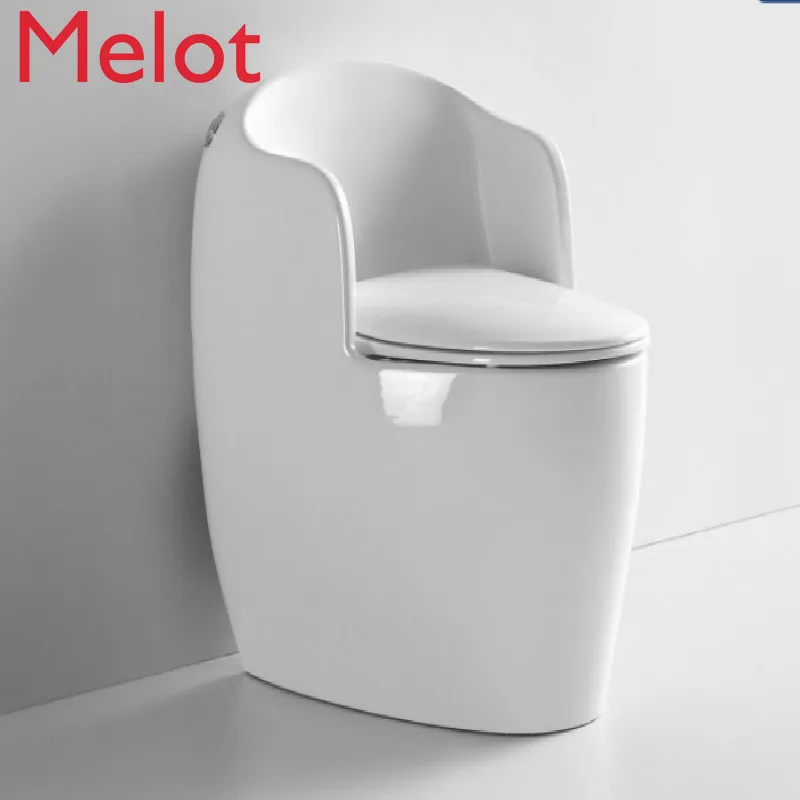 Novel Shape Strange Beautiful Siphon Toilet with Double Armrest Ceramic Siamese Toilet 2518