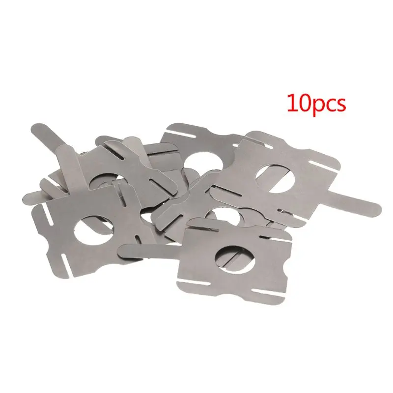 10PCS 18650 Lithium Batteries Nickel Spot Welding U-shaped Piece Connector