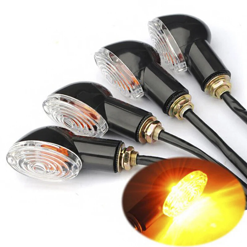 1Pc Motorcycle 10w Turn Signals Lights Blinker Indicators Lights Flasher Amber Lamps Lights Turn Signal Light