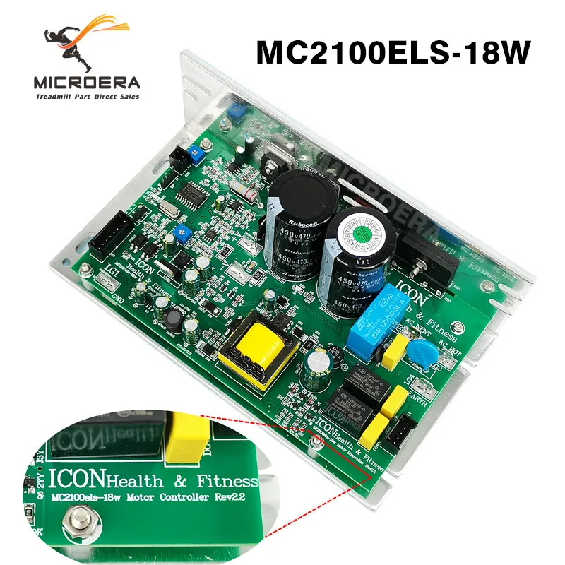 MC2100ELS 18W 2Y ZY Treadmill Controller MC2100ELS-18W Lower Control Board Circuit Board for PROFORM Nordictrack ICON treadmill