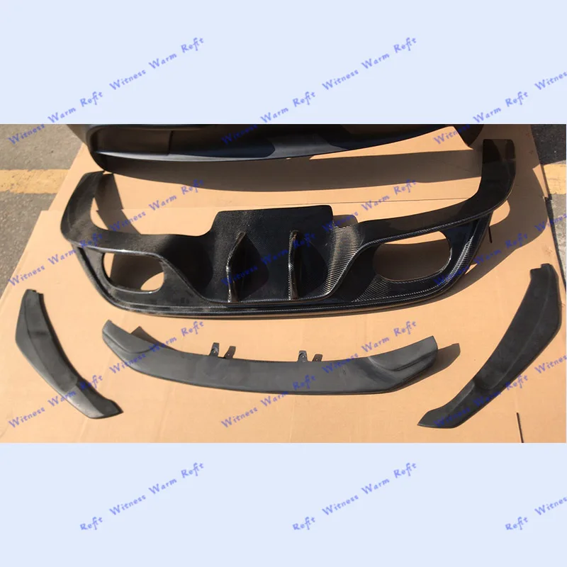 Fit for Jaguar Xfl Car Body Kit Frp Unpainted Carbon Fiber Front Bumper Lip Splitter Rear Bumper Diffuser