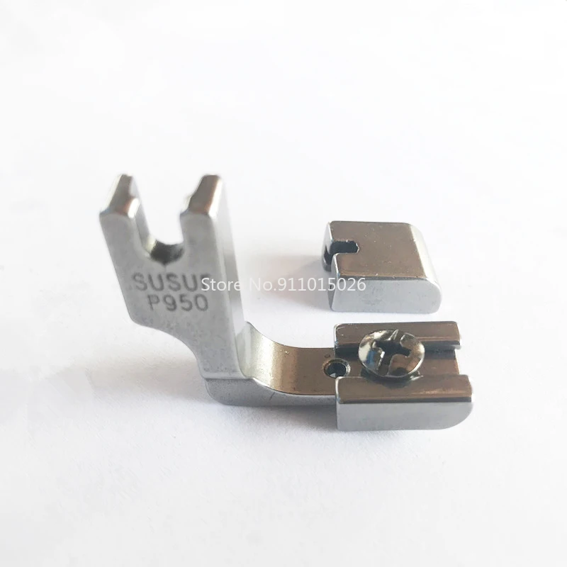 1PCS Steel S950 Wrinkle Presser Foot P950 Lockstitch Sewing Machine Pleated    Shrink  Flounce