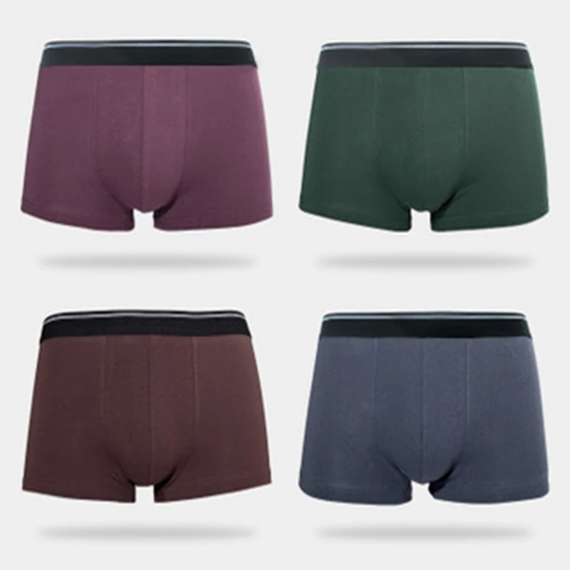 Men's underwear male boxers drag antibacterial cotton scrotum pants are thin underpants breathable pair of drawers (50) 4978