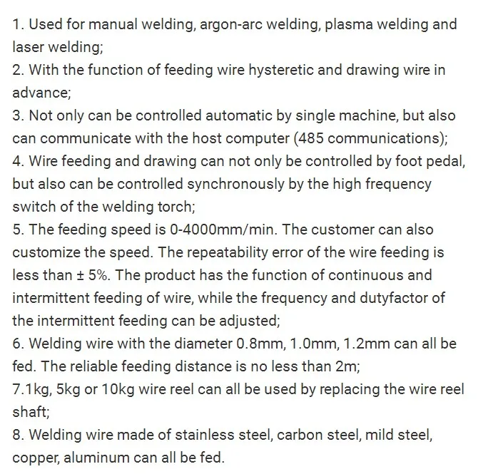 TIG welding wire feeder Automatic wire filling machine