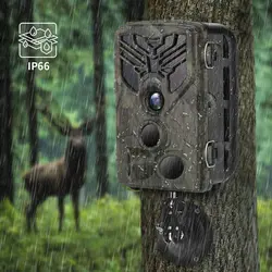 Suntekcam Caccia Trail Camera di Sorveglianza HC810A Telecamere per la Fauna Selvatica Visione Notturna a Infrarossi 20MP 1080P Telecamere Selvagge Foto Trappole