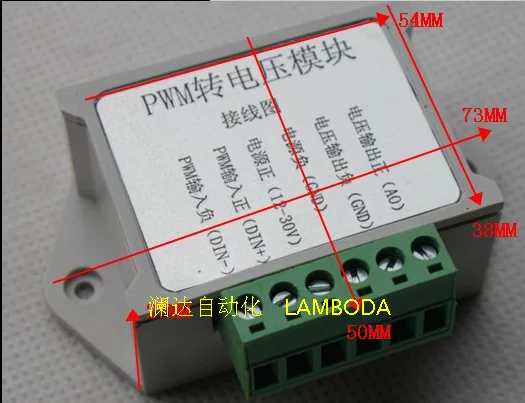 Conversor analógico para digital 3.3v 5v 24v pwm para 0-10v 5v