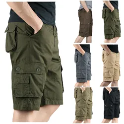 Men Classic Tactical Shorts Brand Upgrad Quick Dry Multi-pocket Cotton Casual Short Outdoor Hunting Fishing Military Cargo Short