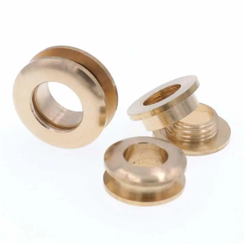 2PCS 13*7mm Brass Gas Hole Grommet Screw Threaded Connection Eyelet DIY Bag Belt Part Hardware Leather Craft Handmade Buckle