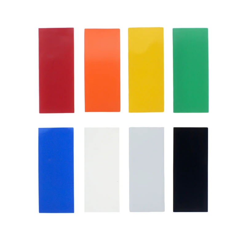 50pcs 18650 Battery Wrap PVC Heat Shrink Tubing Precut for Battery Film Tape Battery Cover Shrinking Tube