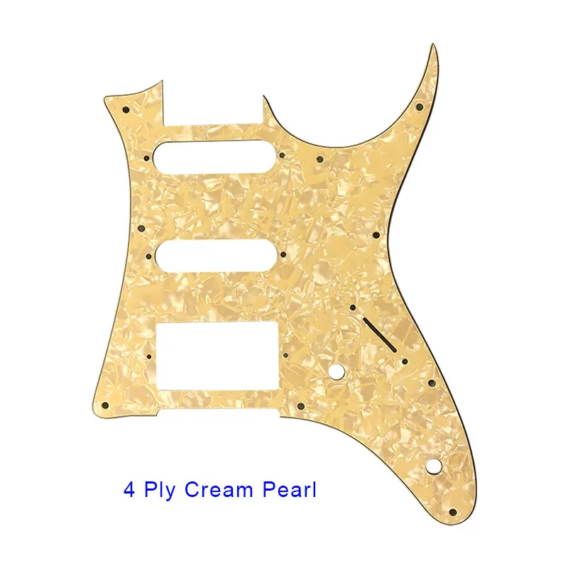 Xin Yue Custom Guitar Parts -For 10 Hole Screws MIJ Ibanez RGX40 Guitar Pickguard Humbucker HSS Pickup Scratch Plate,Many Solors