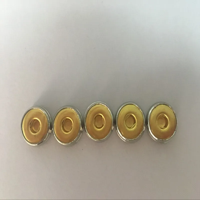 

400pcs/lot 4.0 Medical button ECG Snap fittings Hardware stamping electrocardiograph metal button lead Gold-plated ECG Button