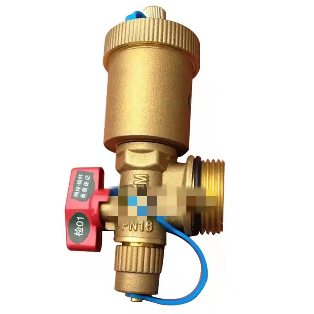 

valve floor heating water divider end valve drain valve drain exhaust drain valve heating large flow 1 inch 2 copper