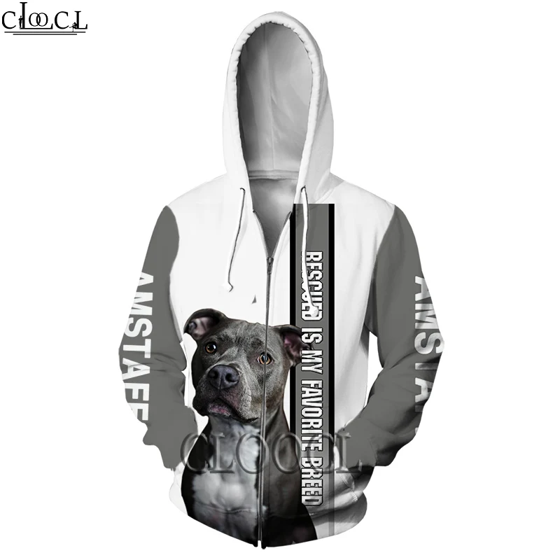 HX Animal Pitbull To Haters 3D Print Hoodies Pullover Men Women New Fashion Casual Harajuku Zipper Hoodie Hoody Tops