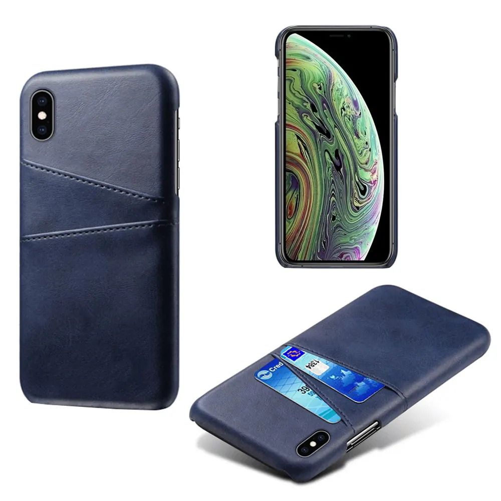 For iPhone 12 min 11 Pro MAX Leather Card Holder Phone Cases 7 8 Plus 6 6s X XR PU Leather Case For iPhone XS MAX 5 5s SE Cover