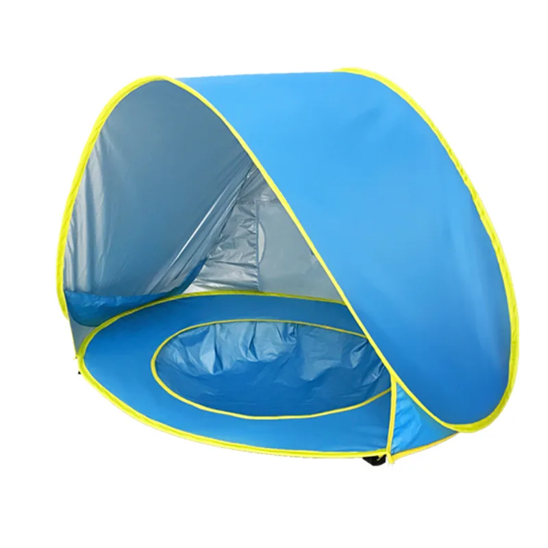 Kids Child Baby Beaching Play Tent Shade Water Splash Ultrlight Tent Outdoor Automatic Instant Pop-up Portable Beach