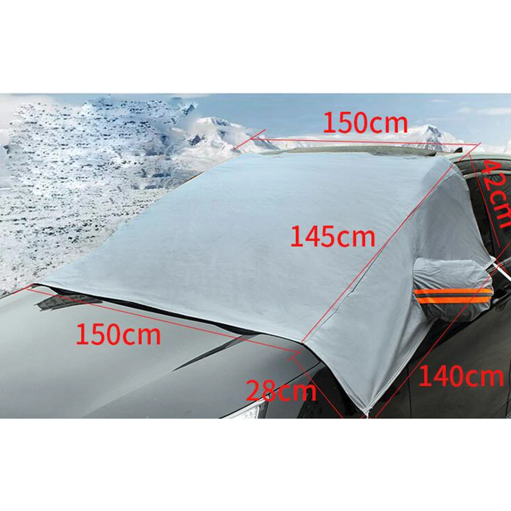 Car Windshield Cover Sun Shade Winter Snow Rain Dust Frost Guard Protector