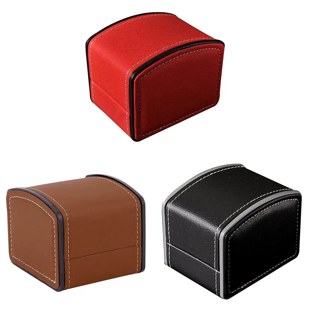 40%HOTJewelry Display Watch Box Portable Exquisite Artificial Leather Men\'s Watch Jewelry Box Storage Box