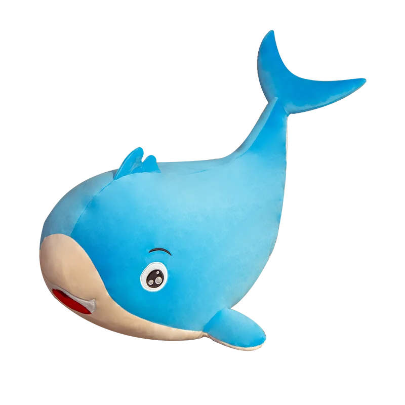 

Hot Nice Huggable Colorful Whale Plush Toys Stuffed Sea Animal Doll Soft Shark Pillow Cushion Kids Baby Toy Lovely Birthday Gift