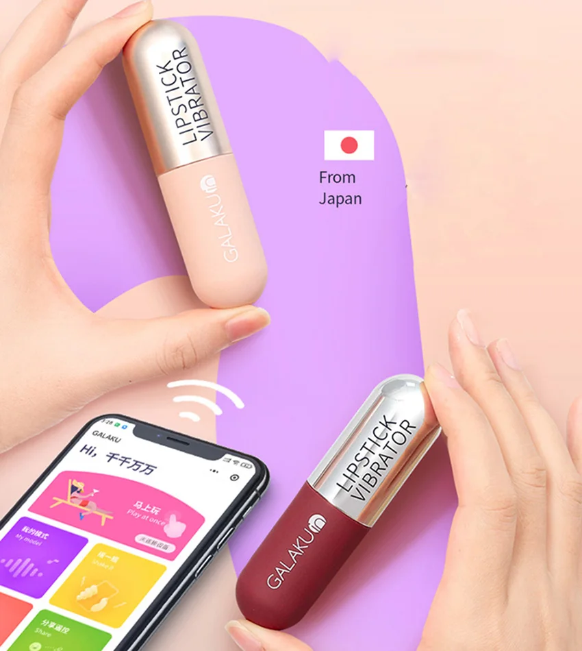 여성용 미니 G 스팟 클리토리스 진동 립스틱 진동기, 전화 앱 원격 바이브 총알 진동 개인 마사지기, 뷰티 섹스 토이