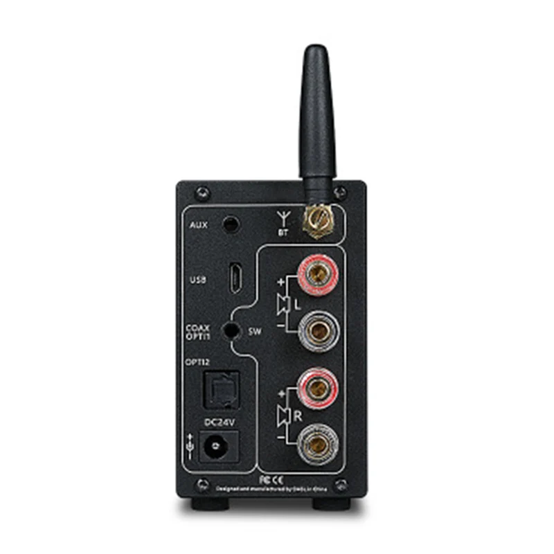 Professional audio full digital decoding power amplifier AD18USB coaxial Bluetooth remote control amplifier 80W optical fiber