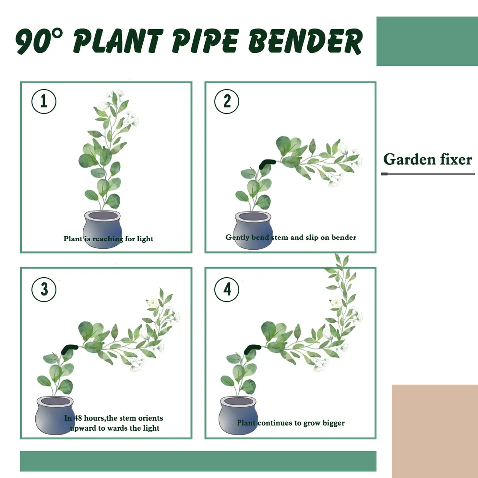 Enhance Plant Growth Naturally with the 15 PCS HF-09 Plant Bending Control Growth Training Clip Ear Shape