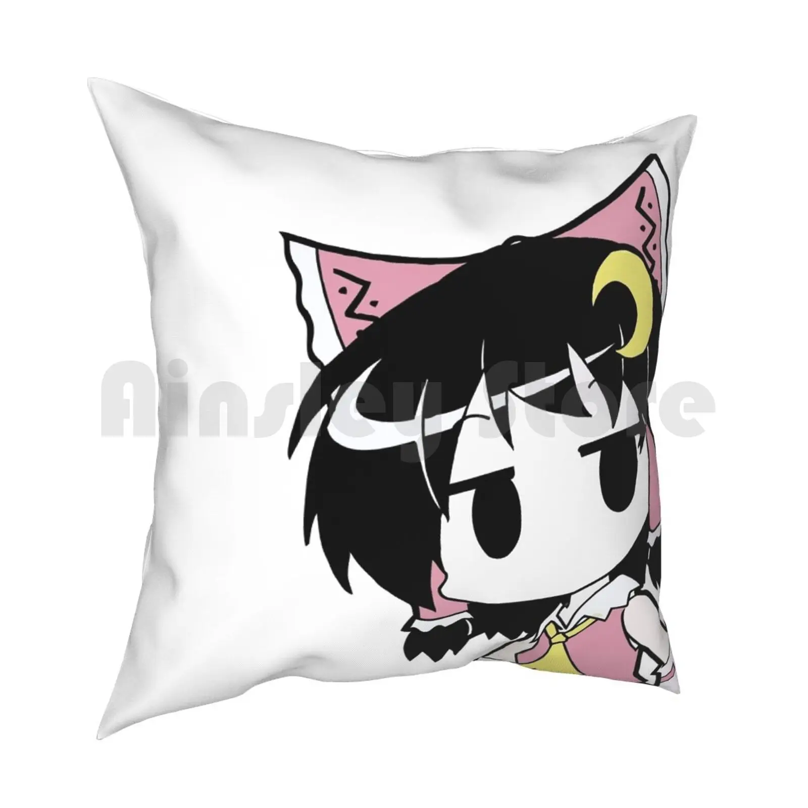 Little Corner Reimu Pillow Case Printed Home Soft DIY Pillow cover Touhou Reimu Zun Japan Vector Cute Maid Shrine 2Hu