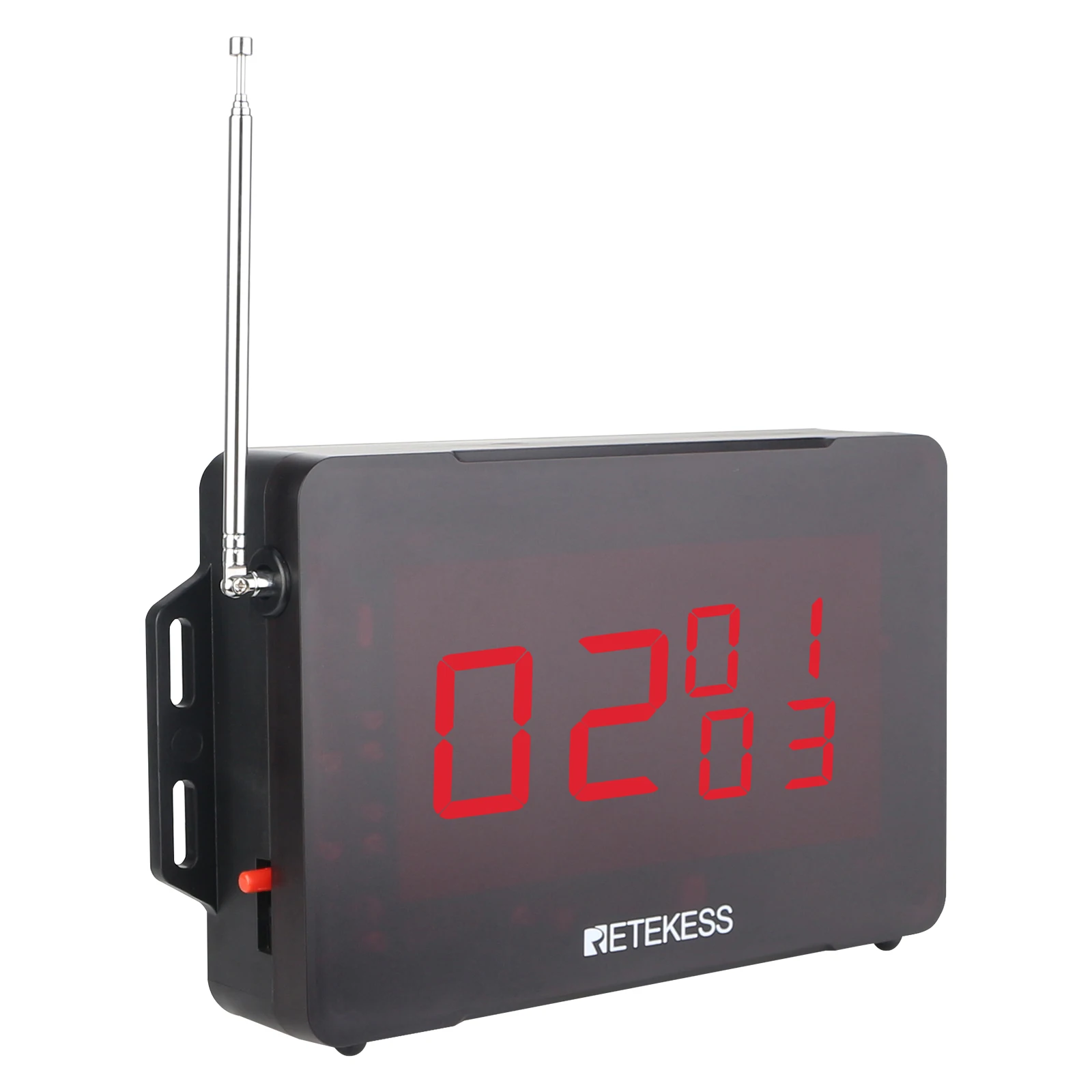 Retekess TD136 Wireless Pager System Bildschirm Host Stimme Broadcast System + 10 Anruf Sender Taste Für Restaurant Hotel Bar