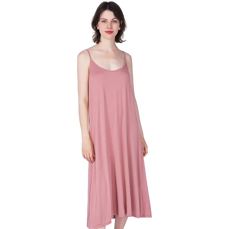Camisón SEXY de talla grande para mujer, ropa de dormir con tirantes finos informal, albornoz suave y transpirable para el hogar, 6XL, 7XL
