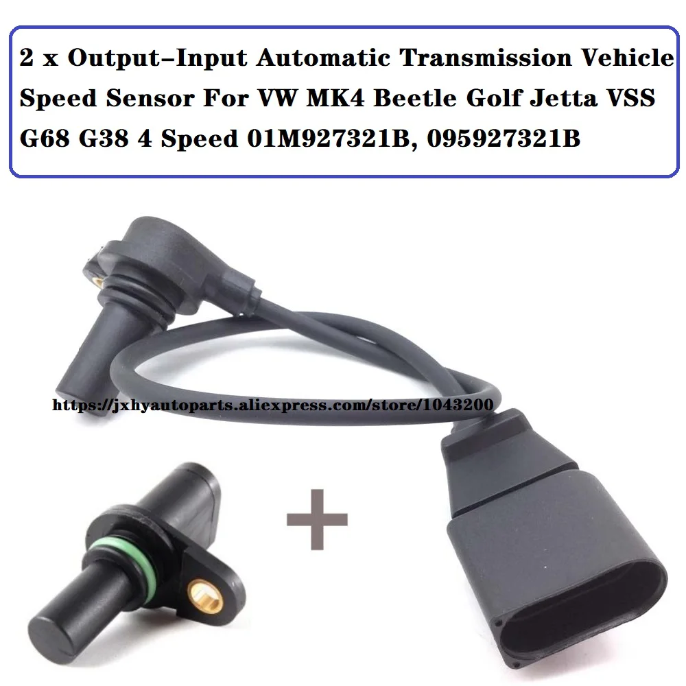 01M927321B For VW MK4 Beetle GTI Golf Jetta Automatic Transmission Speed Sensor VSS G68 4 Speed OE# 01M 927 321B / 095927321B