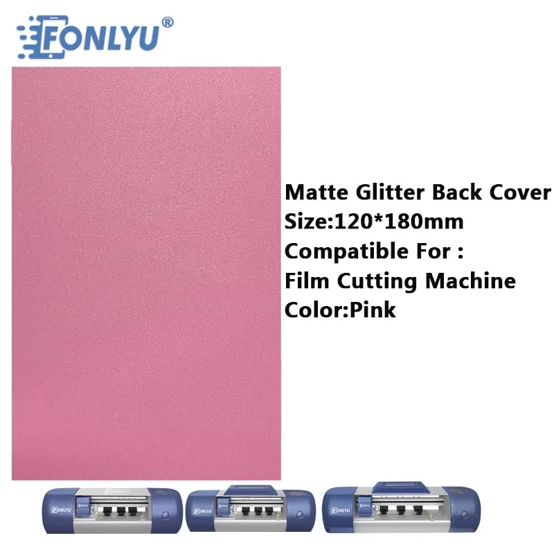 

FONLYU Pure Color Matte Glitter Film Full Coverage Sticker Back Film For iPhone 11 12 Pro Max Apply For Film Cutting Machine