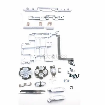 black/white/blue Housing Shell Case Cover With Button Parts For PSVita 2000 PS Vita PSV2000 Console Case With Sticker