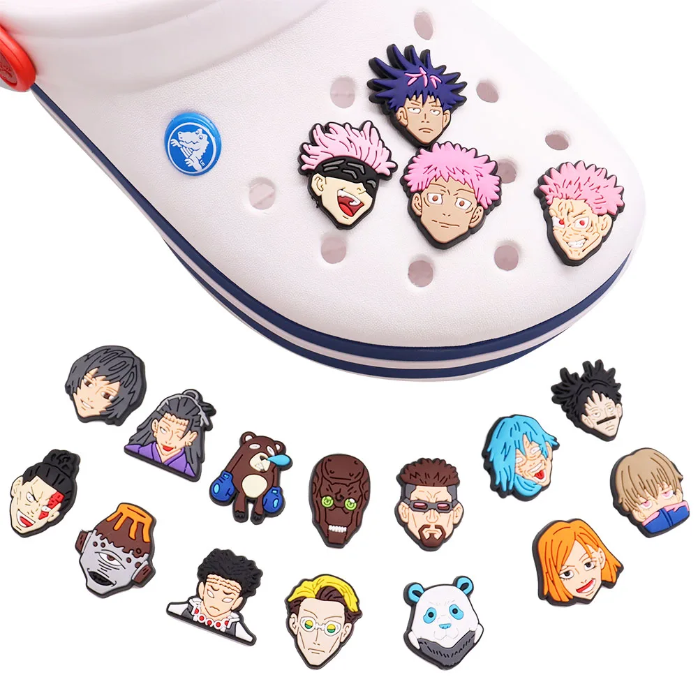 1Pcs Japan Anime Cartoon PVC Shoe Charms Shoes Accessories Decorations forcuteBracelets Kids Party Gift