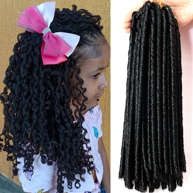 Full Star Häkelzöpfe Synthetische Haarverlängerungen Weiche Faux Locs Schwarz Braun Bug Farbe 70 G/Pack Häkelhaar für Frauen – Detail 9
