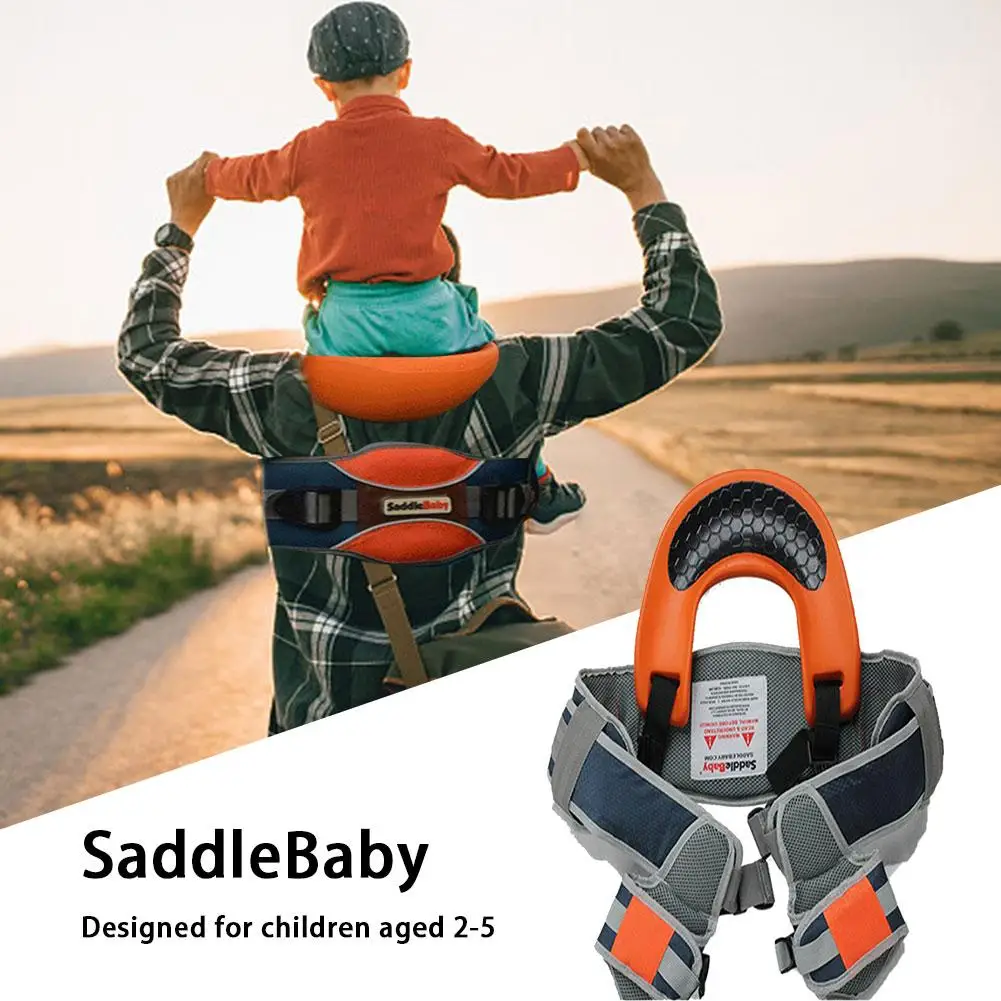 new Hands-Free Shoulder Carrier Nylon Child Strap Rider for 2-5 Years Old Kids Baby Safest Kangaroo Wrap Sling Suspenders