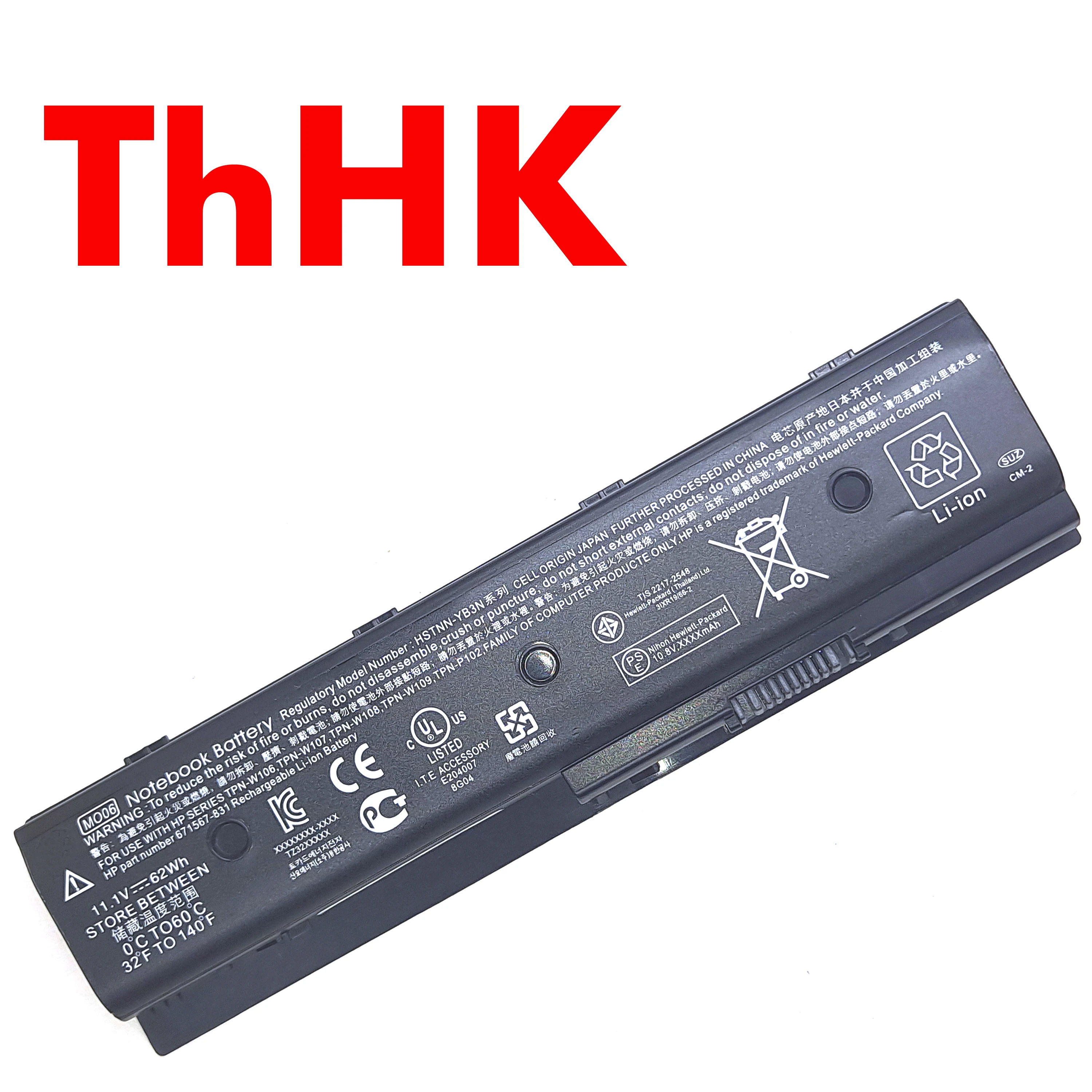 Batería Original para ordenador portátil HP, Original, 62Wh, M006, MO06, MOO6, HSTNN-YB3P, TPN-W109, TPN-P102, DV4-5000, DV4-5119TX