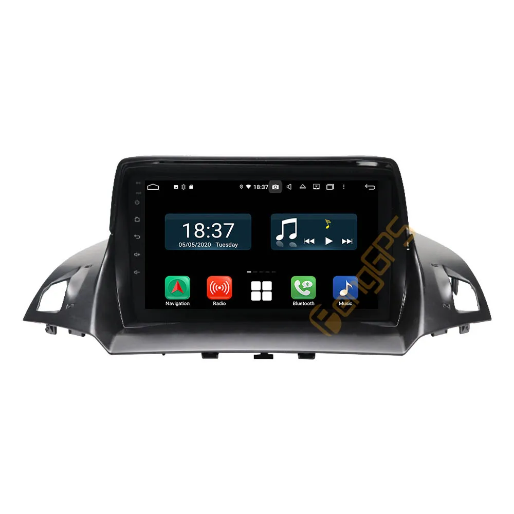 For Ford Kuga Escape 2013 - 2018 Android Car Radio Stereo Multimedia Player 2 Din Autoradio GPS Navigation PX6 Unit Screen