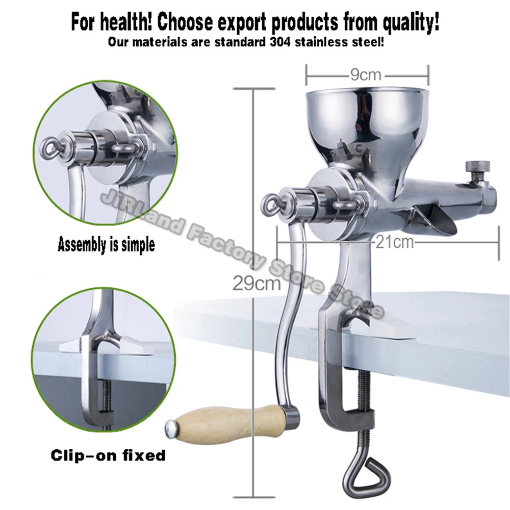 Stainless steel manual juicer Meat, fruit, vegetables, wheatgrass press Household kitchen tools  Hand - operated juice machine