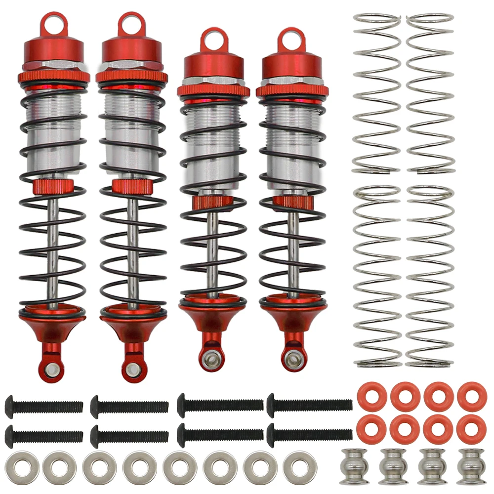 Aluminum Front&Rear Shock Absorber Assembled Full Metal for Arrma 1/10 Granite BIGROCK SENTON Typhon replace AR330550 AR330551