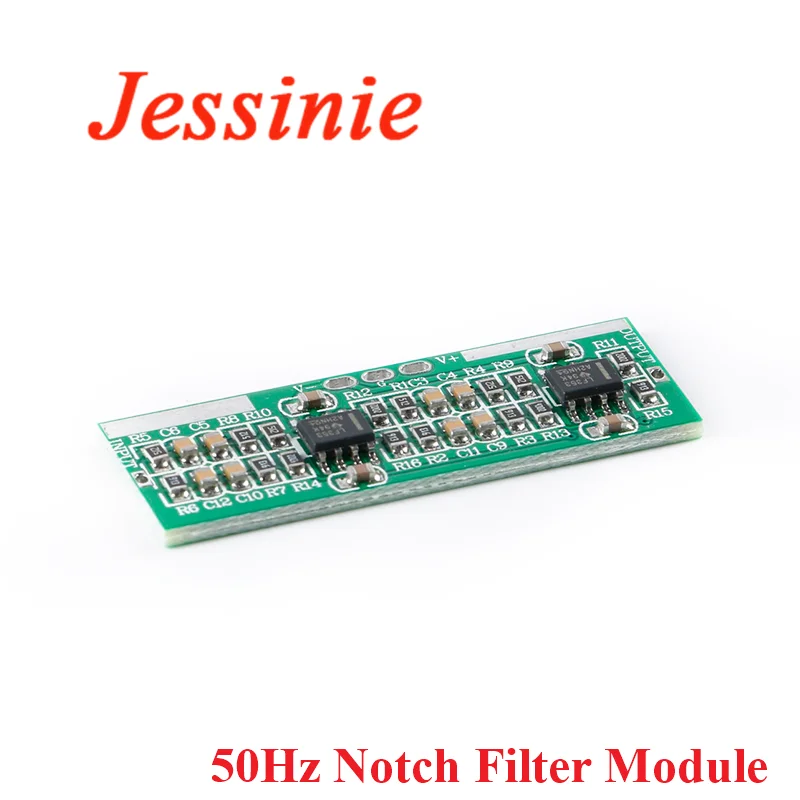 50Hz Notch Filter High Q Value Notch Filter Module Signal Conditioning Frequency Signal Filtering