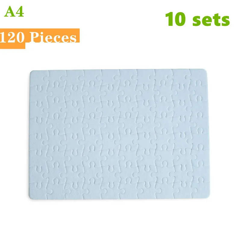 

10set A4 Sublimation Blanks Jigsaw Puzzles 120 Pieces 210mmx297mm